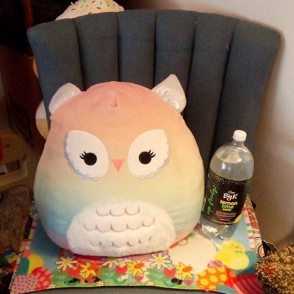 Big "18 Rainbow Owl Squishmallow. - Picture 2 of 9